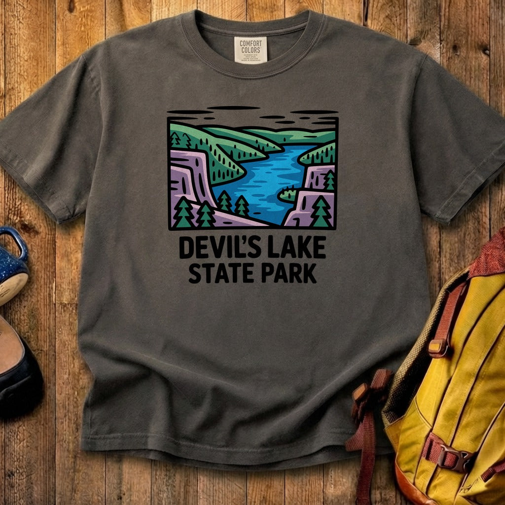 Devils Lake State Park Cotton T-Shirt
