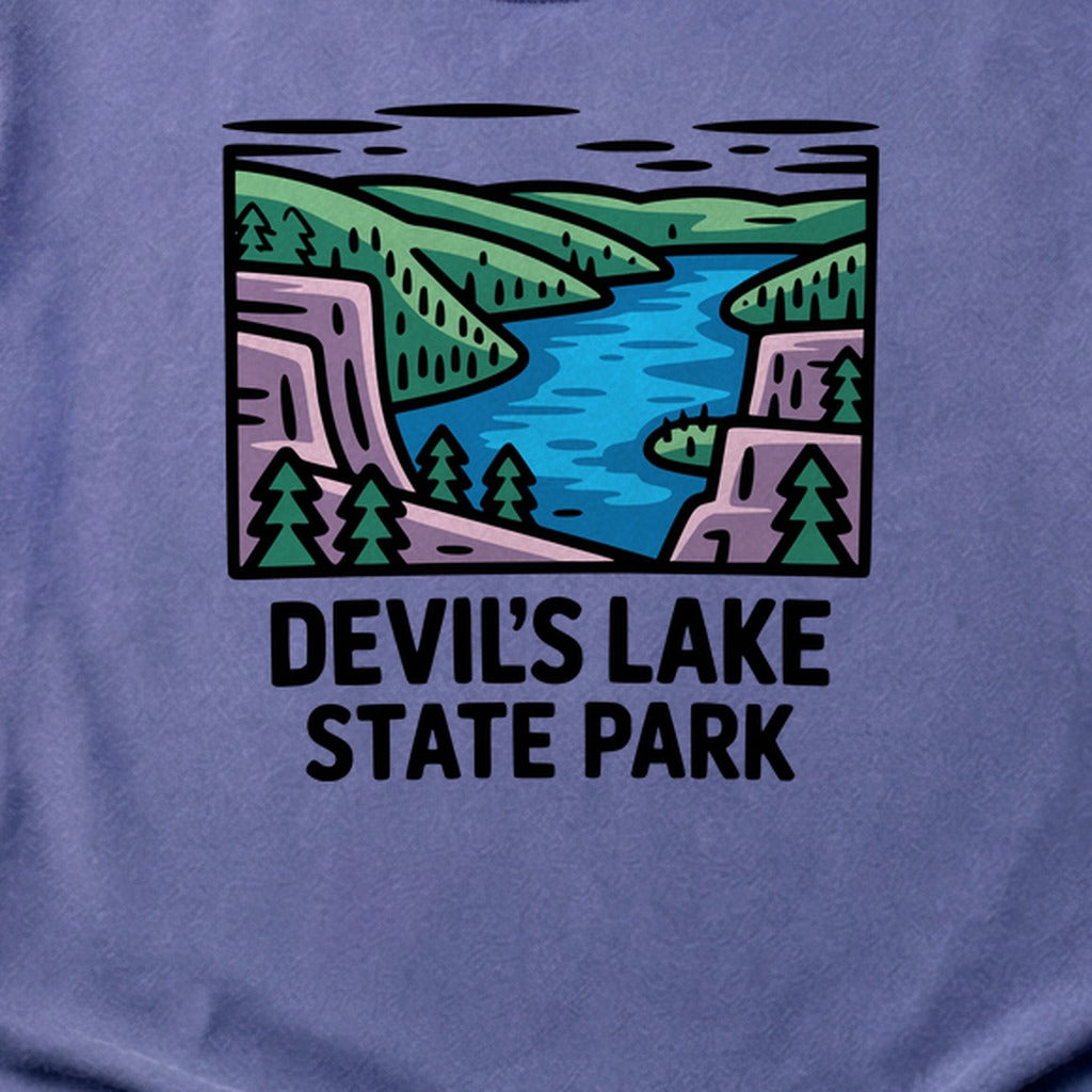Devils Lake State Park Cotton T-Shirt