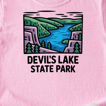 Devils Lake State Park Kids Cotton T-Shirt