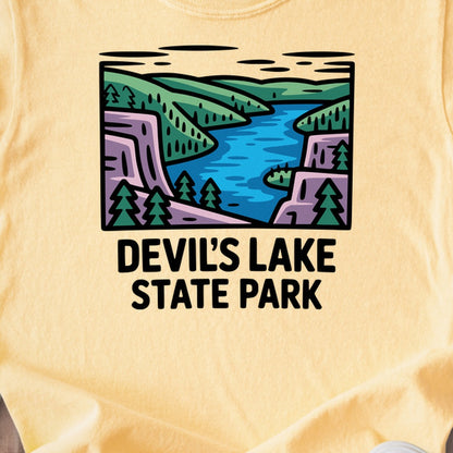 Devils Lake State Park Kids Cotton T-Shirt