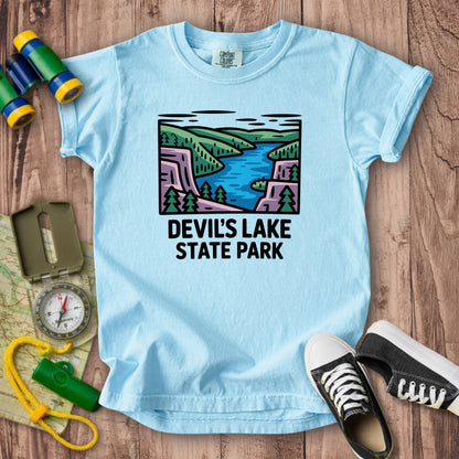 Devils Lake State Park Kids Cotton T-Shirt