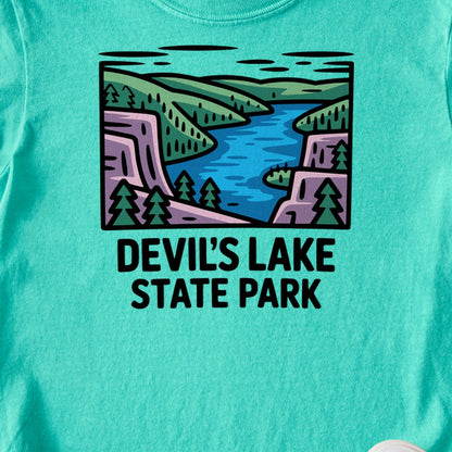 Devils Lake State Park Kids Cotton T-Shirt