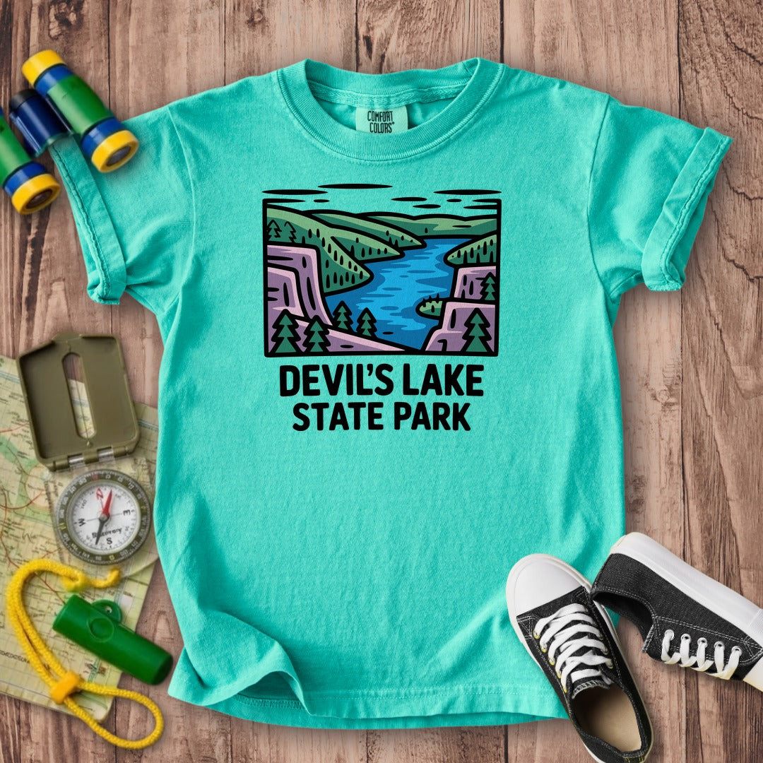 Devils Lake State Park Kids Cotton T-Shirt