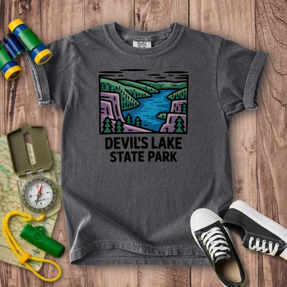 Devils Lake State Park Kids Cotton T-Shirt