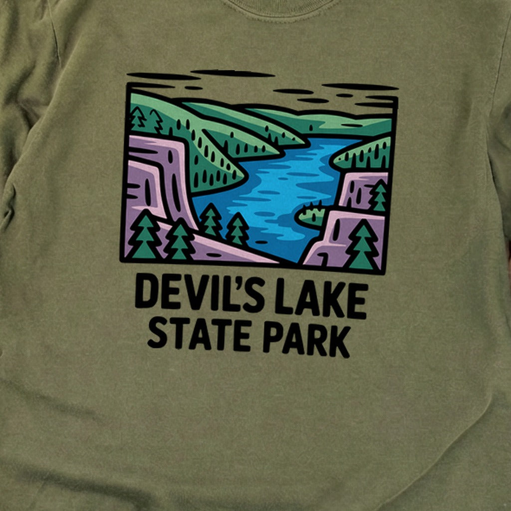 Devils Lake State Park Cotton Long Sleeve