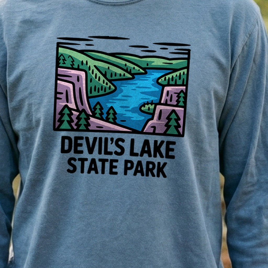 Devils Lake State Park Cotton Long Sleeve