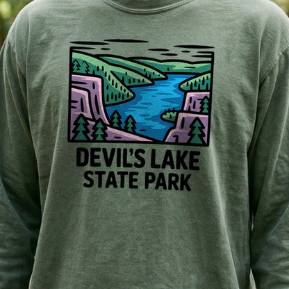 Devils Lake State Park Cotton Long Sleeve