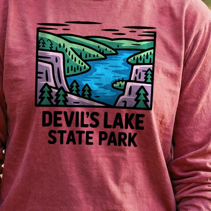 Devils Lake State Park Cotton Long Sleeve