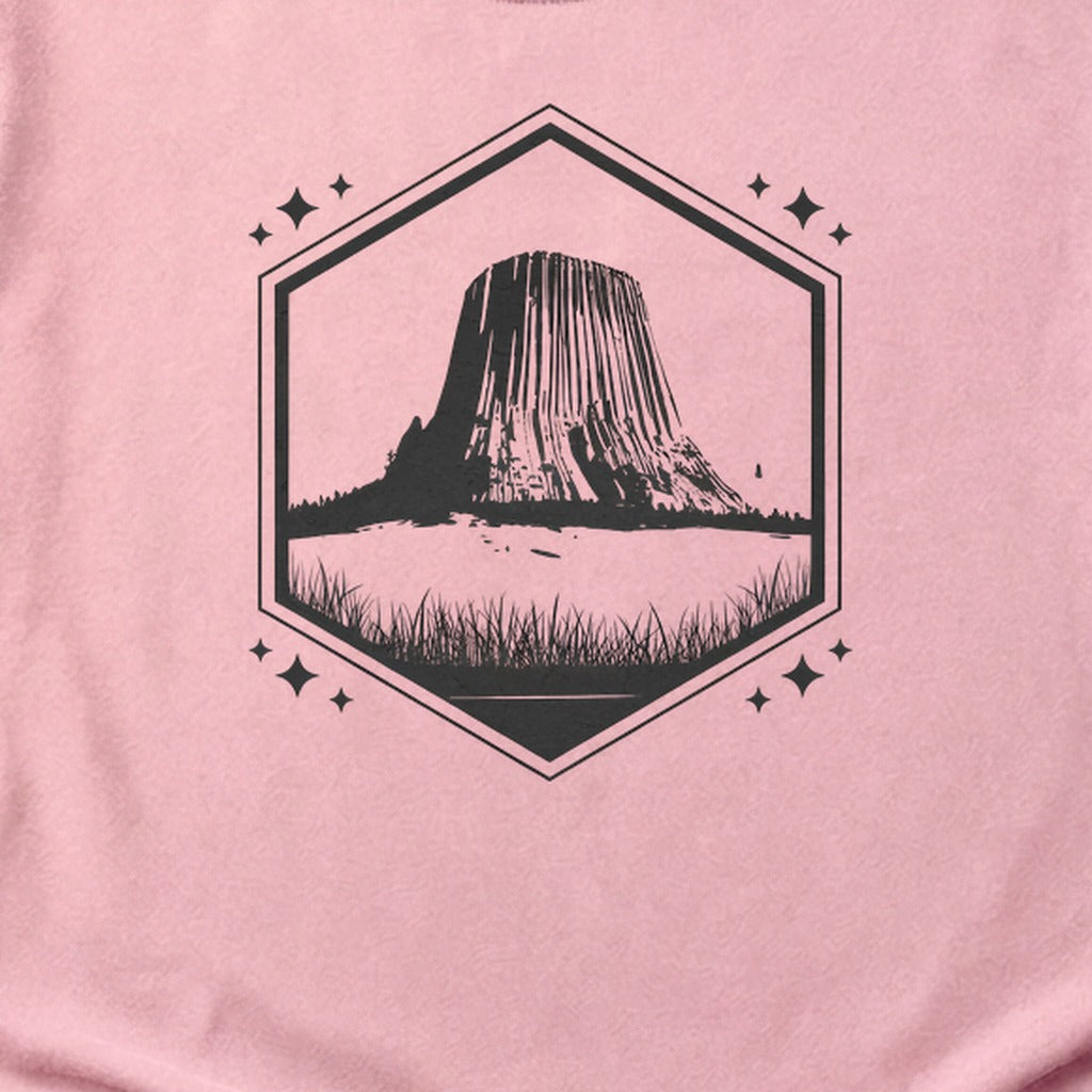 Devils Tower Wyoming Cotton T-Shirt