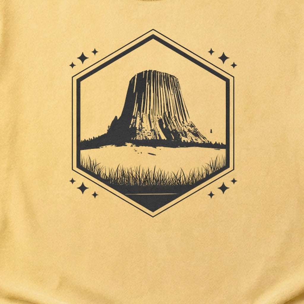 Devils Tower Wyoming Cotton T-Shirt