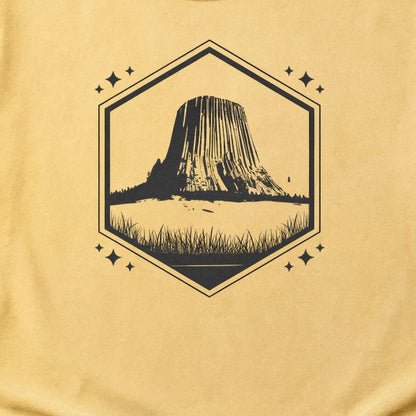 Devils Tower Wyoming Cotton T-Shirt