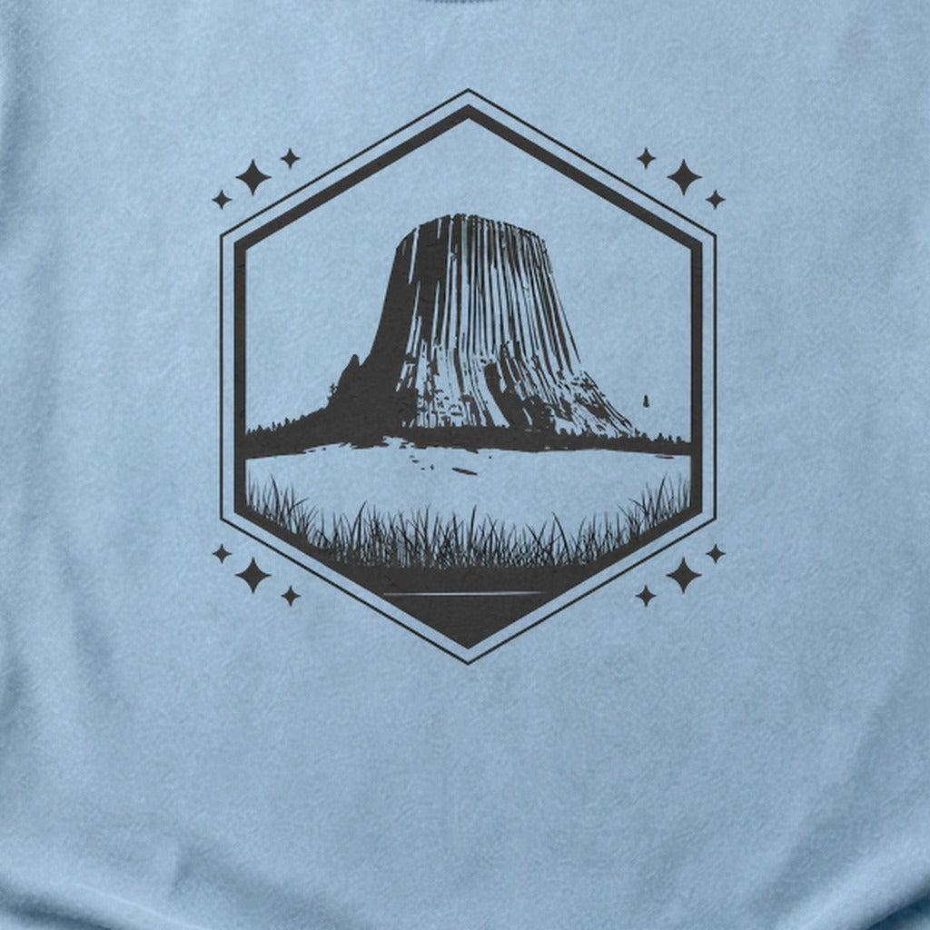 Devils Tower Wyoming Cotton T-Shirt