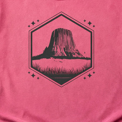 Devils Tower Wyoming Cotton T-Shirt