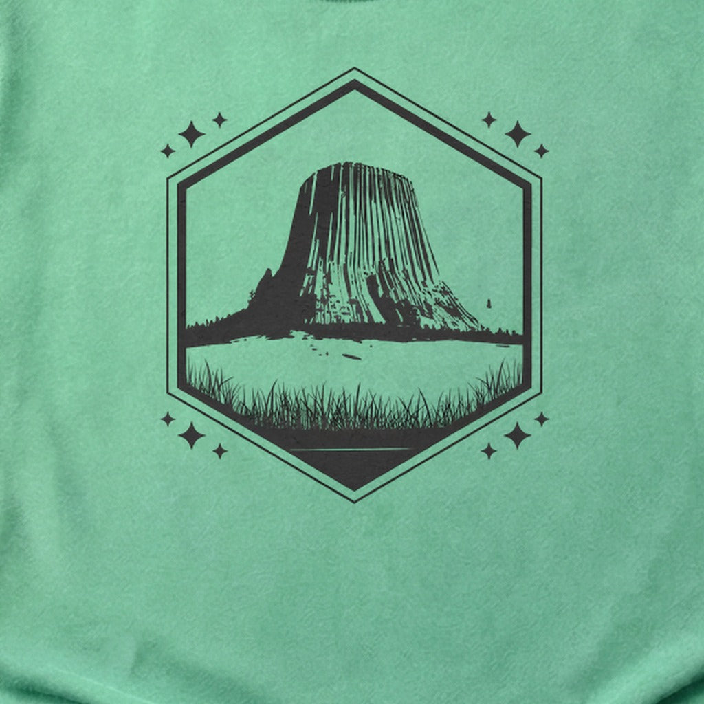 Devils Tower Wyoming Cotton T-Shirt