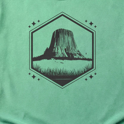 Devils Tower Wyoming Cotton T-Shirt