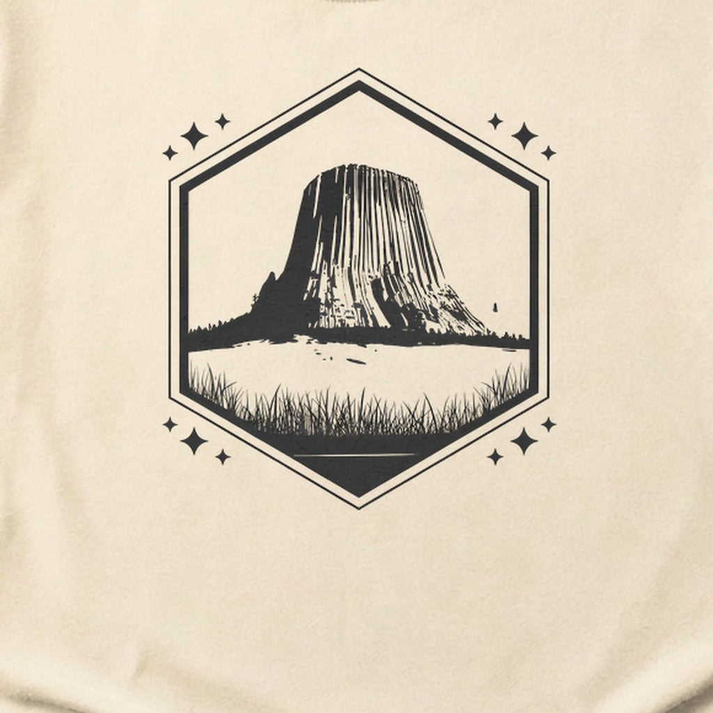 Devils Tower Wyoming Cotton T-Shirt