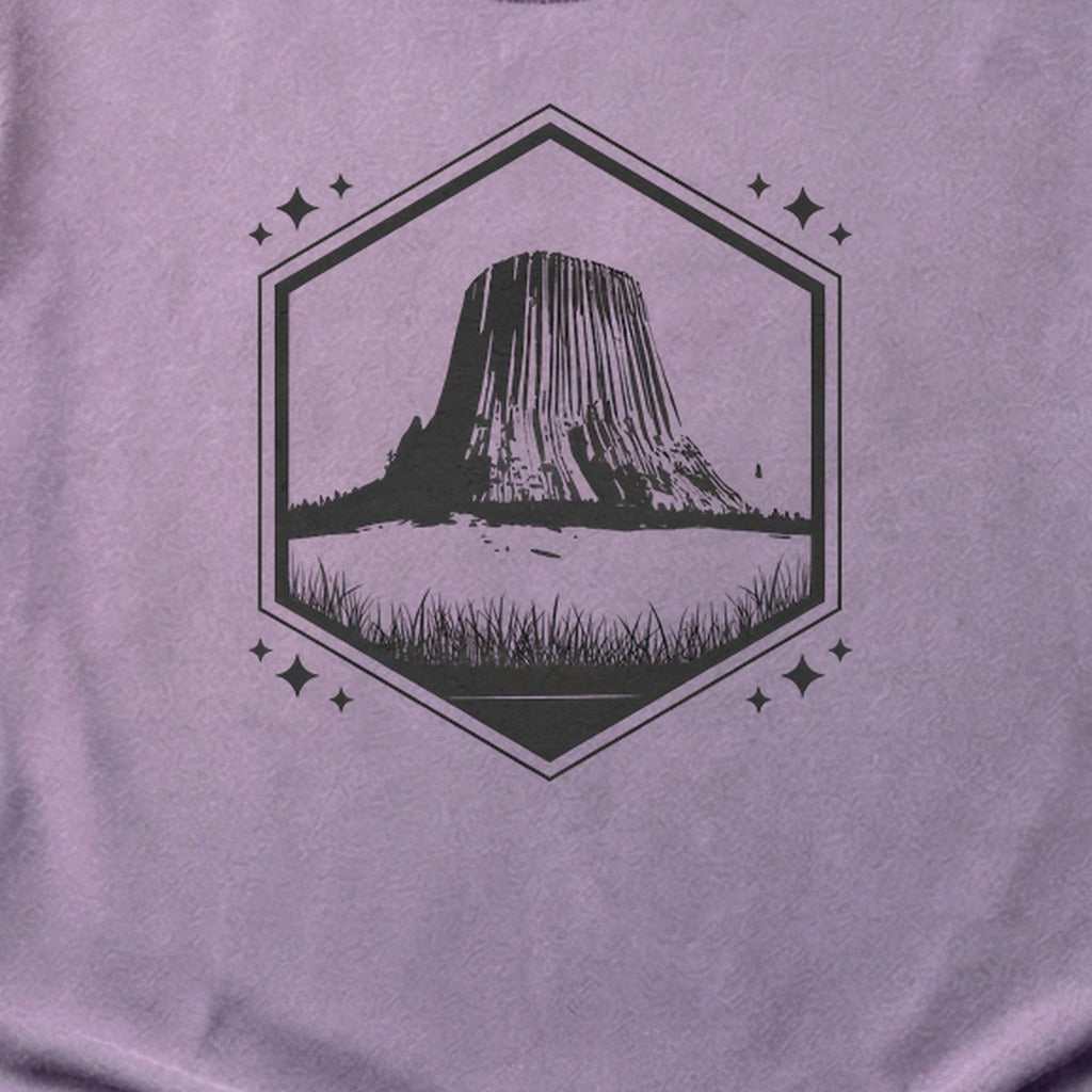 Devils Tower Wyoming Cotton T-Shirt