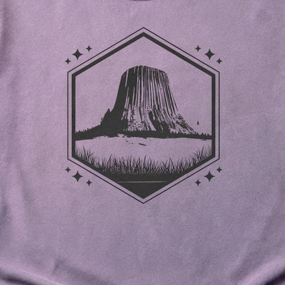Devils Tower Wyoming Cotton T-Shirt