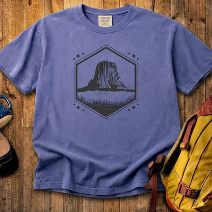 Devils Tower Wyoming Cotton T-Shirt