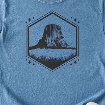 Devils Tower Wyoming Kids Cotton T-Shirt