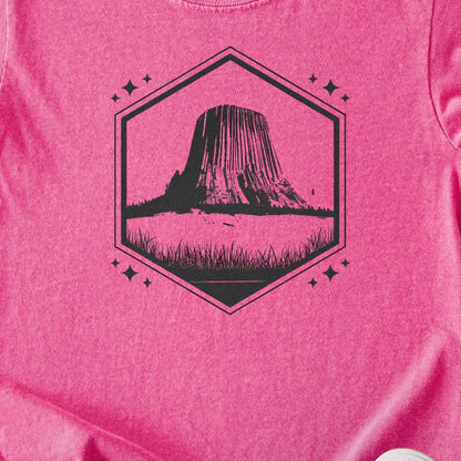 Devils Tower Wyoming Kids Cotton T-Shirt