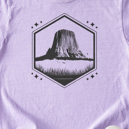 Devils Tower Wyoming Kids Cotton T-Shirt