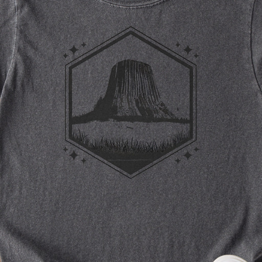 Devils Tower Wyoming Kids Cotton T-Shirt