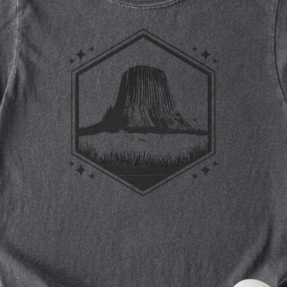 Devils Tower Wyoming Kids Cotton T-Shirt