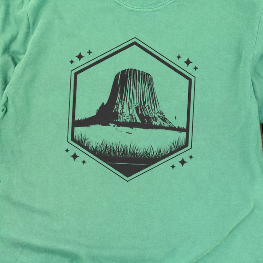 Devils Tower Wyoming Cotton Long Sleeve