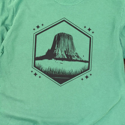 Devils Tower Wyoming Cotton Long Sleeve
