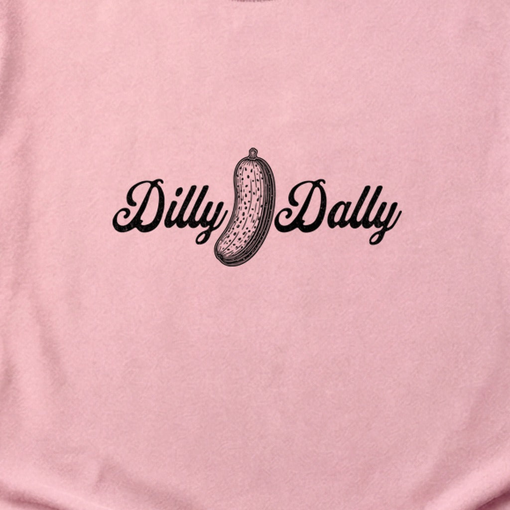 Dilly Dally Pickle Cotton T-Shirt