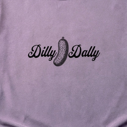 Dilly Dally Pickle Cotton T-Shirt