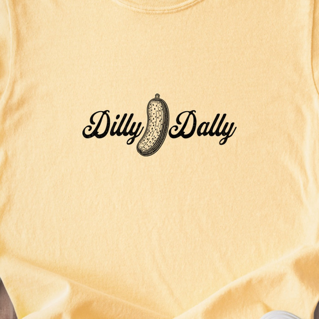 Dilly Dally Pickle Kids Cotton T-Shirt
