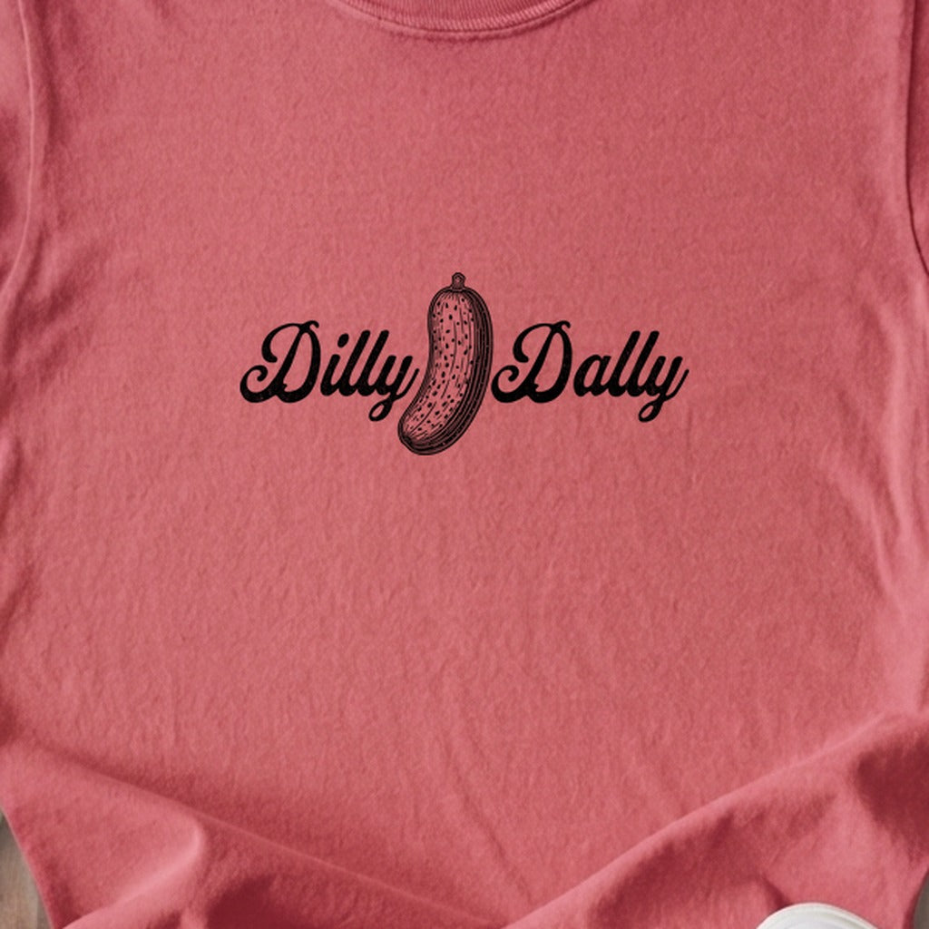 Dilly Dally Pickle Kids Cotton T-Shirt