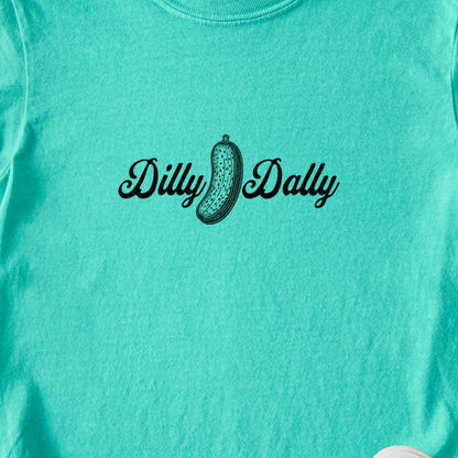 Dilly Dally Pickle Kids Cotton T-Shirt