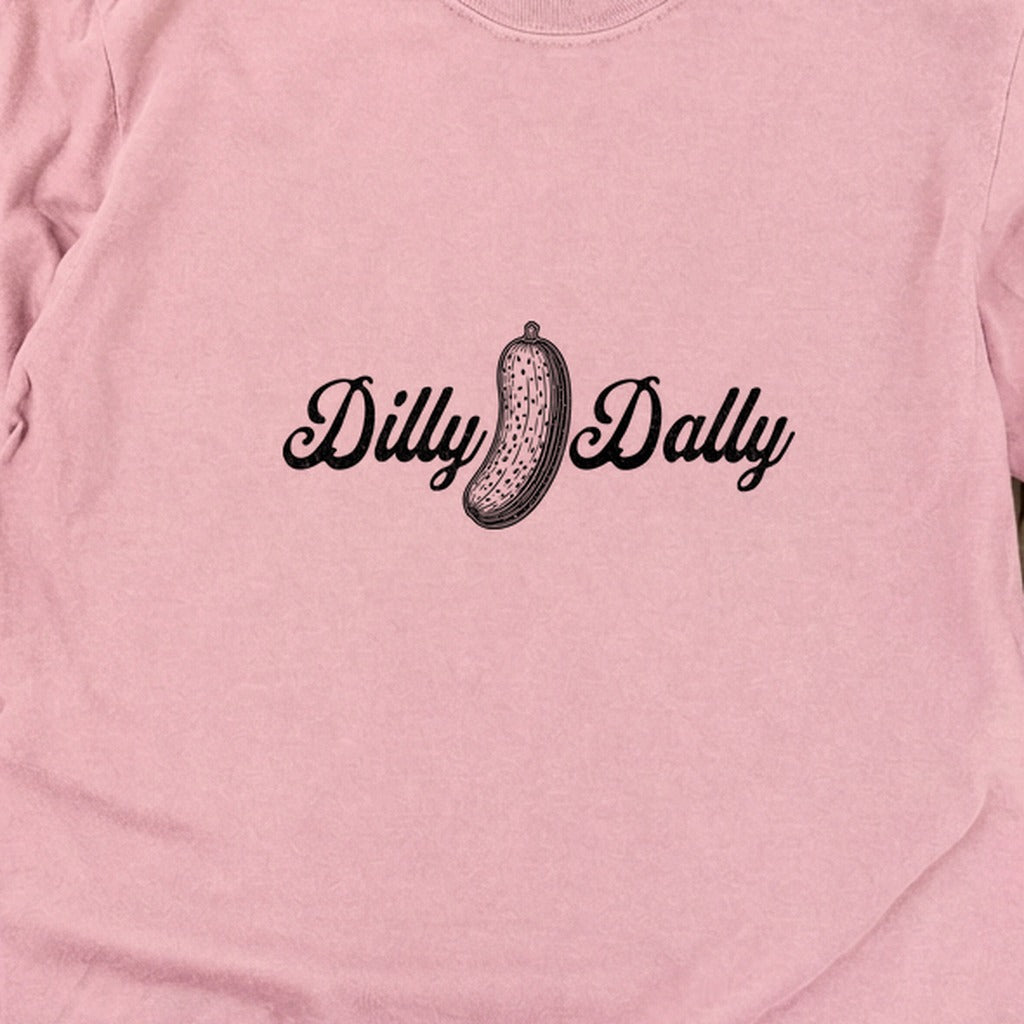 Dilly Dally Pickle Cotton Long Sleeve