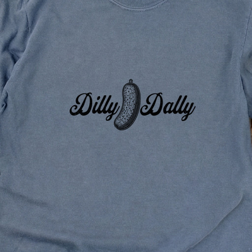 Dilly Dally Pickle Cotton Long Sleeve