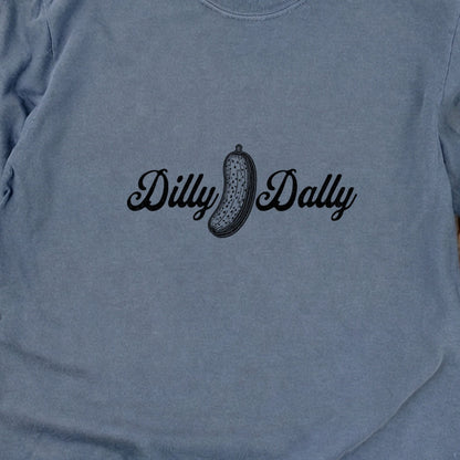 Dilly Dally Pickle Cotton Long Sleeve