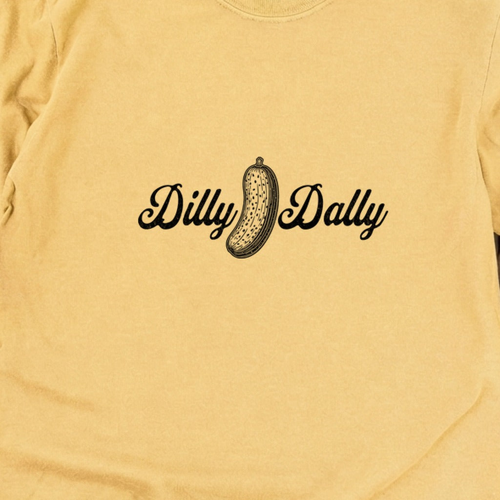 Dilly Dally Pickle Cotton Long Sleeve