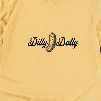 Dilly Dally Pickle Cotton Long Sleeve