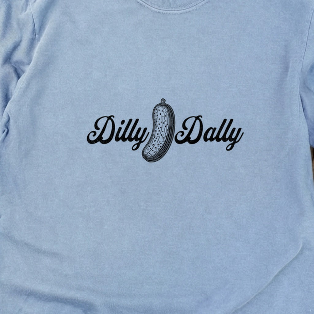 Dilly Dally Pickle Cotton Long Sleeve