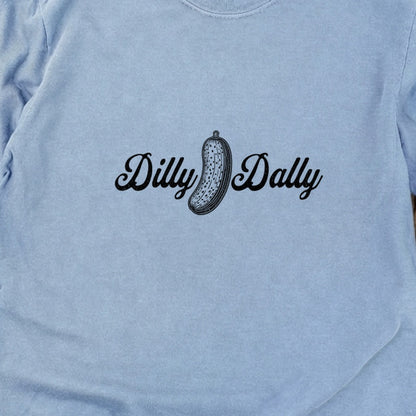 Dilly Dally Pickle Cotton Long Sleeve