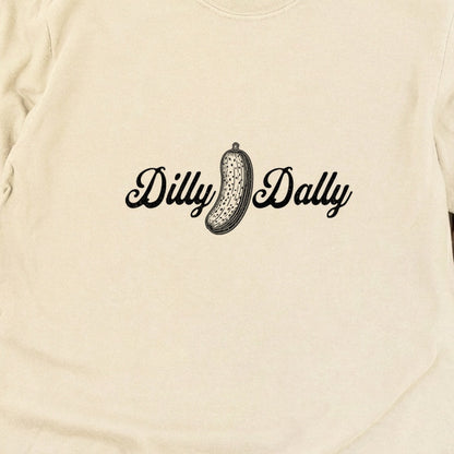 Dilly Dally Pickle Cotton Long Sleeve
