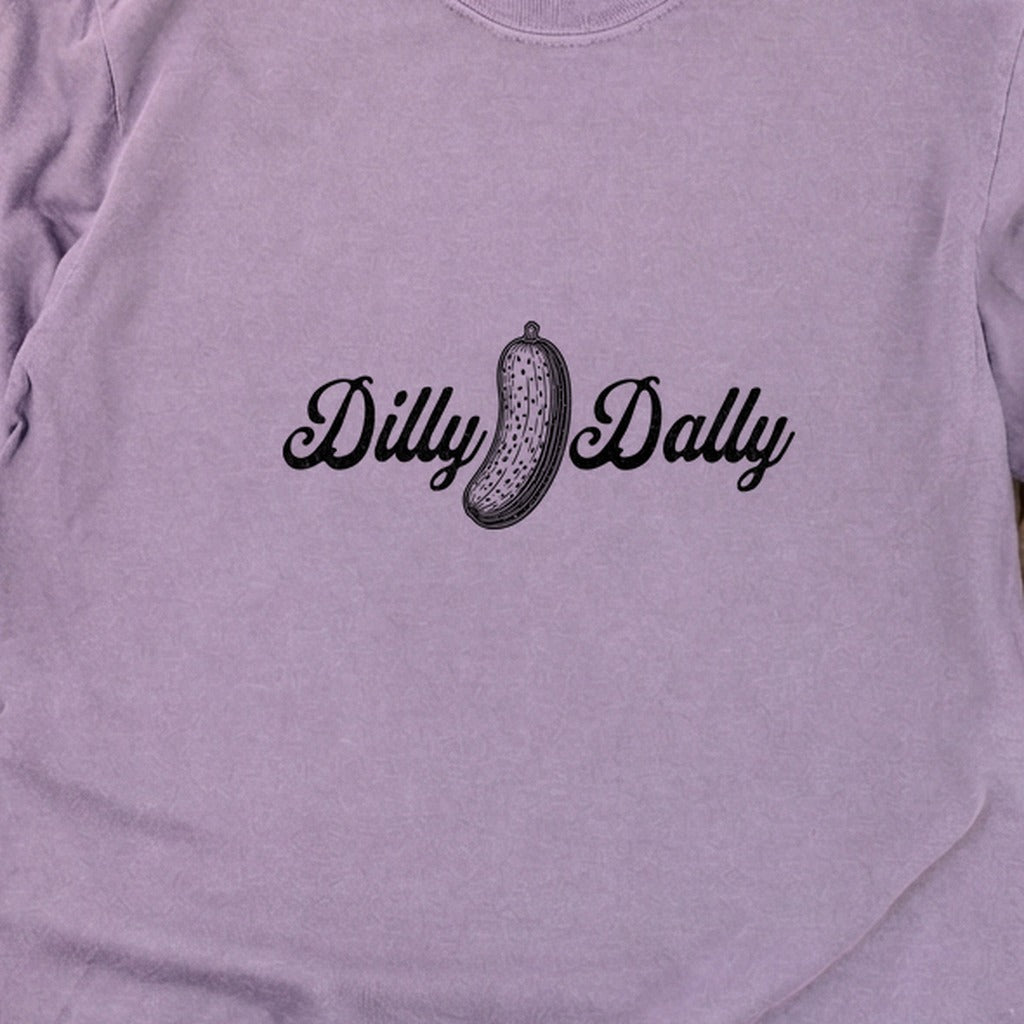 Dilly Dally Pickle Cotton Long Sleeve
