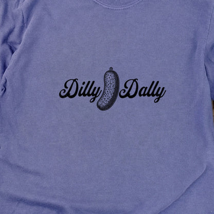 Dilly Dally Pickle Cotton Long Sleeve