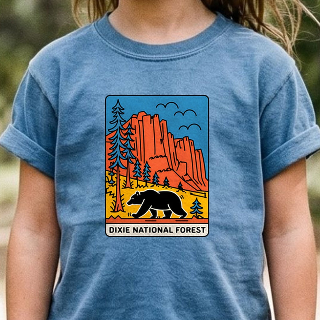 Dixie National Forest Kids Cotton T-Shirt