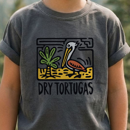 Dry Tortugas National Park Kids Cotton T-Shirt