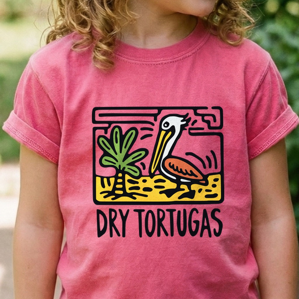 Dry Tortugas National Park Kids Cotton T-Shirt