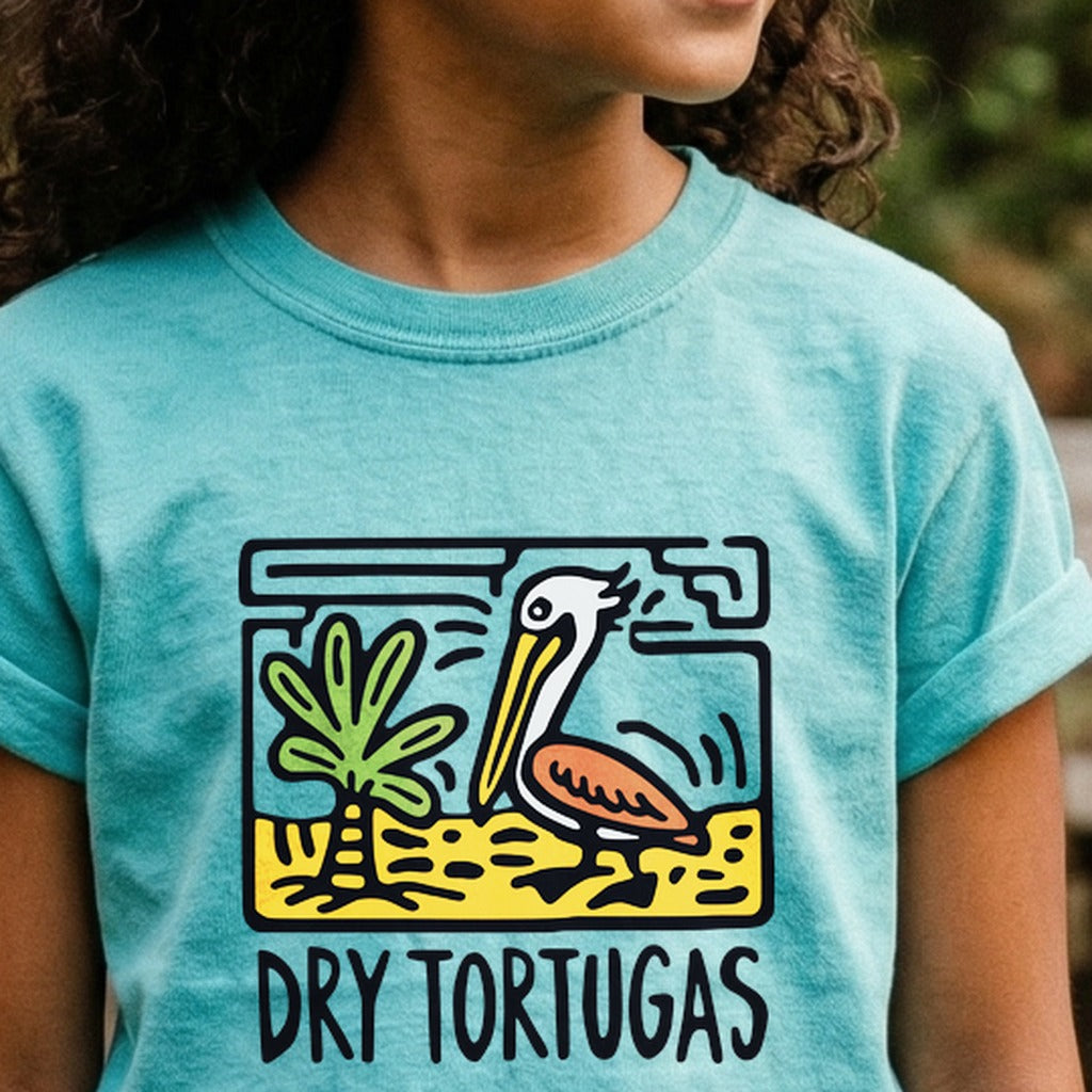 Dry Tortugas National Park Kids Cotton T-Shirt