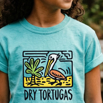 Dry Tortugas National Park Kids Cotton T-Shirt